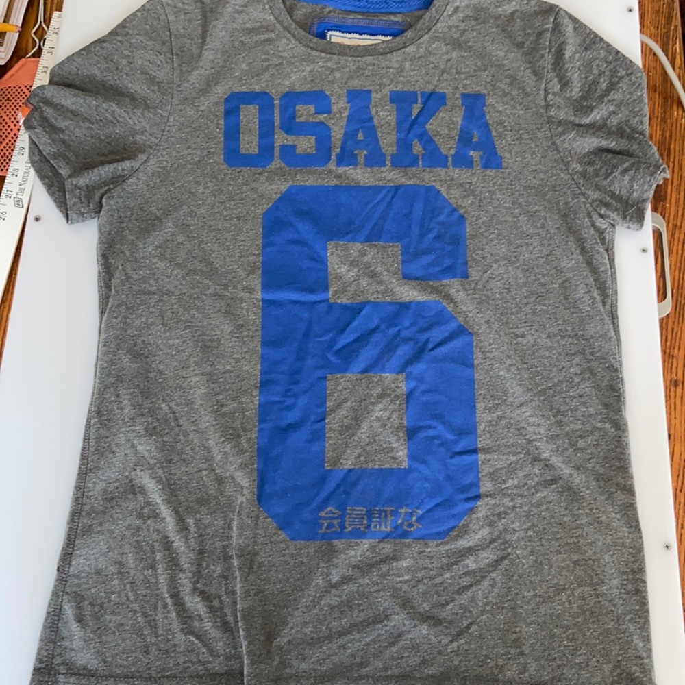 Dk.Grey Hthr Osaka 6 Superdry S.Slv. T XL